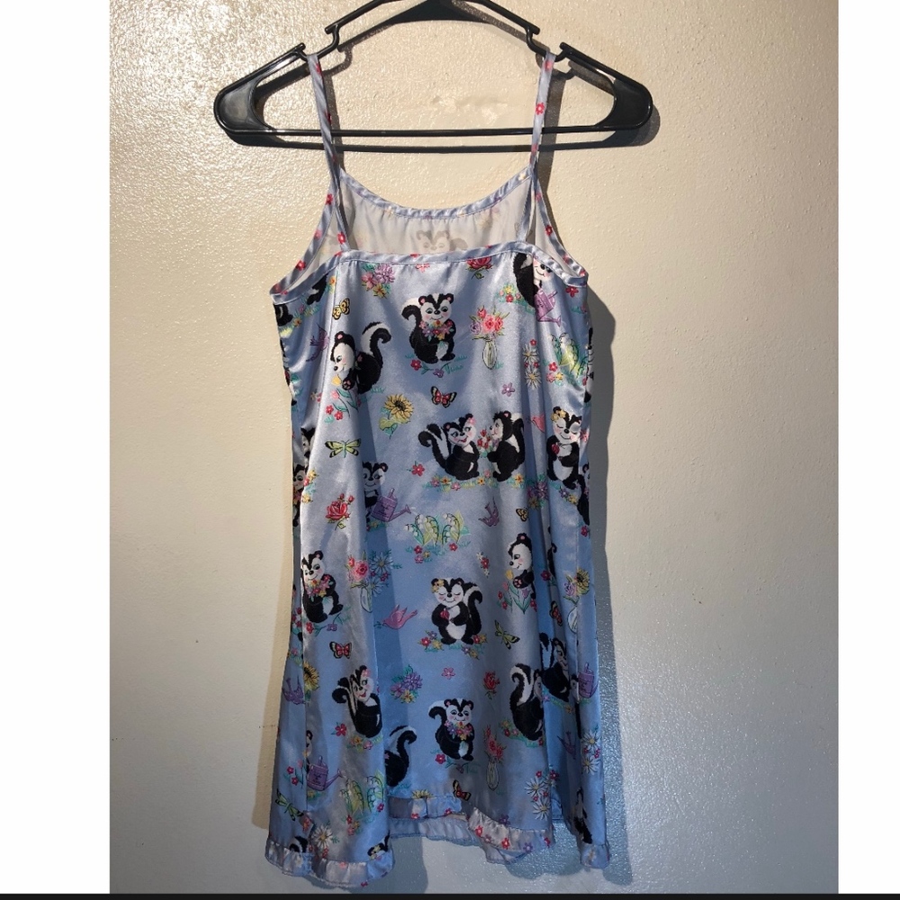 Nick and Nora  girls skunks satin nightgown